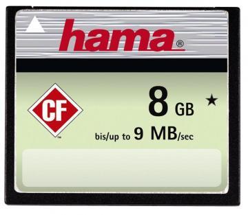 Hama 8GB CompactFlash Memory Card - 9 MB/s