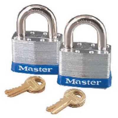 Master Lock 2-Pack 2" Laminated Keyed-Alike Steel Padlock