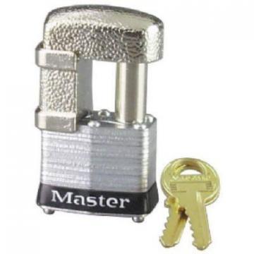 Master Lock 4-Pin Shrouded Double-Locking Padlock With Guarded Shackle