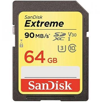 Sandisk Extreme SDXC Class 10 UHS Video Class 30, 64GB