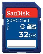 Sandisk 32GB Class 4 SDHC Memory Card