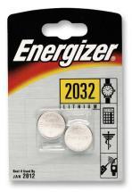 Energizer CR2032 Lithium Coin Cell Battery, 2 Pack