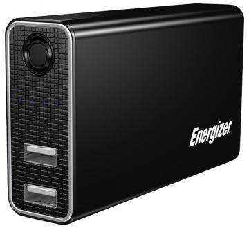 Energizer Dual USB Power Bank Charger 5200mAh Black