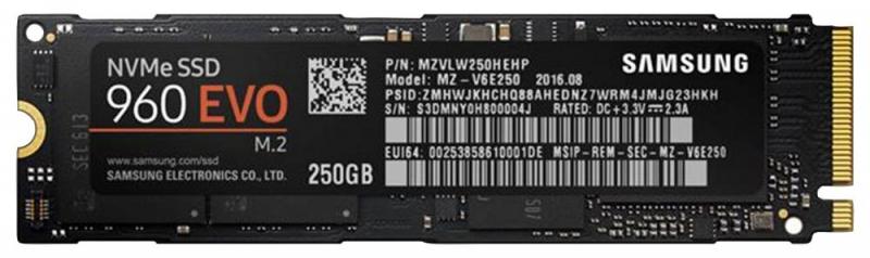 Samsung 960 EVO Series NVMe SSD M.2 - 250GB
