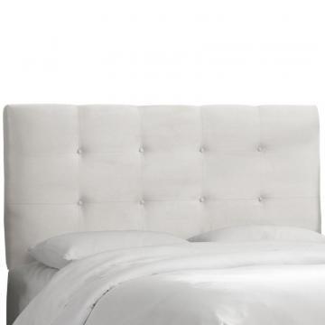 Skyline Furniture Tufted Full Headboard In Premier White