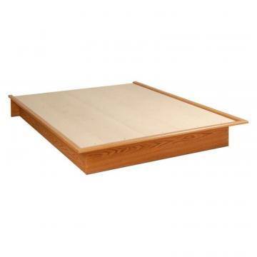 Prepac Oak Full Platform Bed