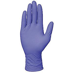 Condor 9-1/2" Unlined Nitrile Disposable Gloves, Corn Blue,  L, 100PK