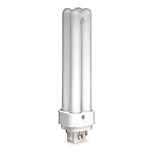 GE 13.0W Plug-In CFL, T4 PL, 4-Pin (G24Q-1), 900 lm, 3500K