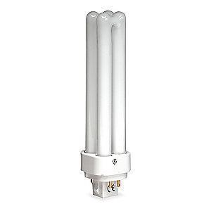 GE 13.0W Plug-In CFL, T4 PL, 4-Pin (G24Q-1), 900 lm, 4100K