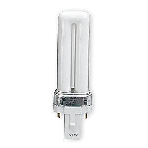 GE 5.0W Plug-In CFL, T4 PL, 2-Pin (G23), 265 lm, 2700K