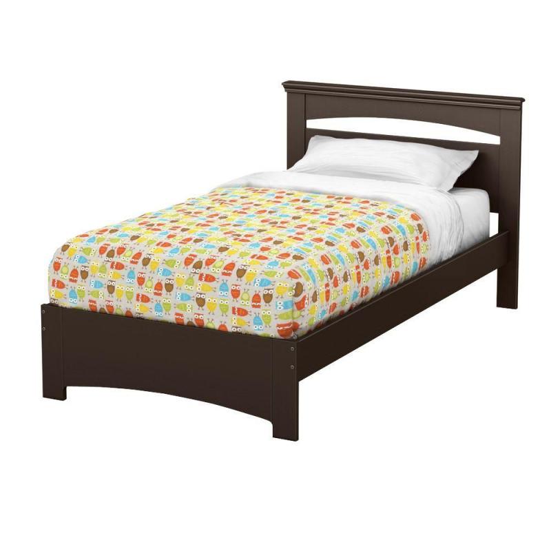 South Shore Libra Twin Bed Set (39 inch), Chocolate