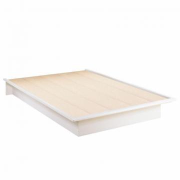South Shore 54" Platform With moulding White