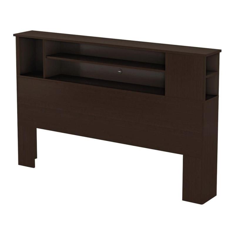 South Shore Bel Air, Full/Queen Bookcase Headboard, Chocolate