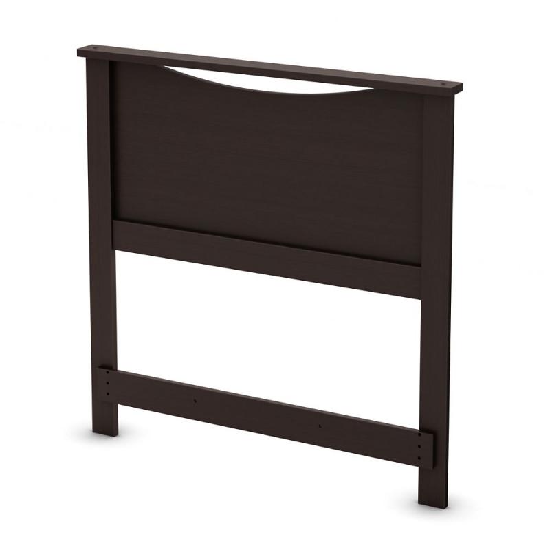South Shore Lux Twin Headboard Chocolate
