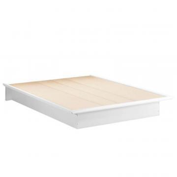 South Shore Platform Bed 60" And Moulding White