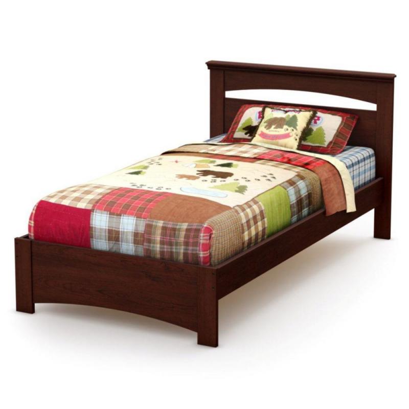 South Shore Tender Dreams Twin Bed Royal Cherry
