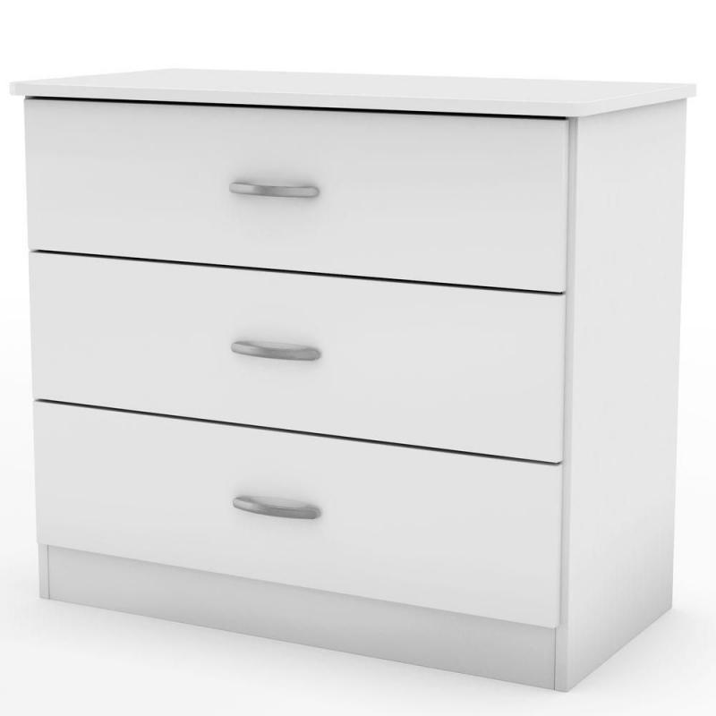 South Shore Libra  Collection 3-Drawer Chest Pure White