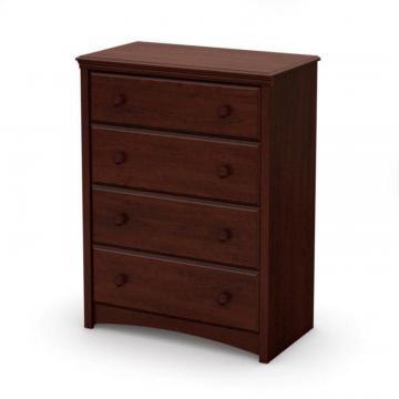 South Shore Tender Dreams 4-Drawer Chest Royal Cherry