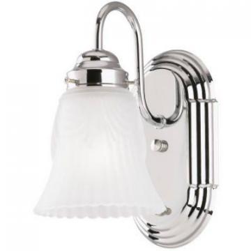 Westinghouse 1-Light Wall Mount Chrome Light Fixture With On/Off Switch