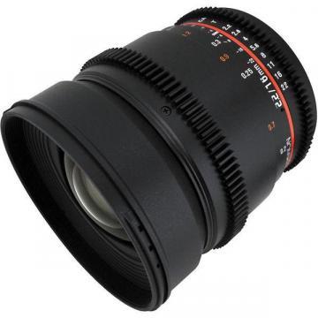 Rokinon Black 16mm T2.2 Cine Lens for Canon EF