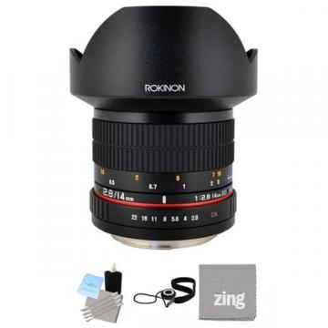 Rokinon 14mm f/2.8 ED AS IF UMC Lens for Sony E Mount Kit