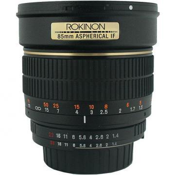 Rokinon 85MAF-N 85mm Nikon Automatic F1.4 Lens