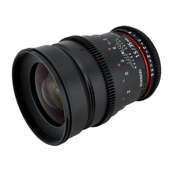 Rokinon 35mm T1.5 ED AS IF UMC Cine Wide Angle Lens for Micro 4/3