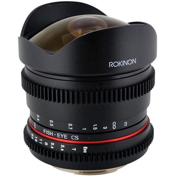 Rokinon 8mm T3.8 Cine Fisheye Video Lens