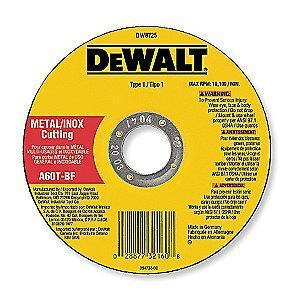 DeWalt 6" Type 1 Aluminum Oxide Cut-Off Wheel, 7/8" Arbor, 0.040", 10,100 RPM