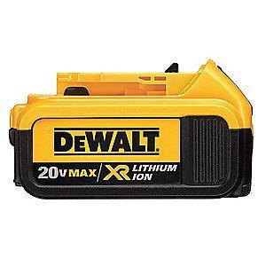 DeWalt 20V MAX  Battery, 20.0 Voltage, Li-Ion