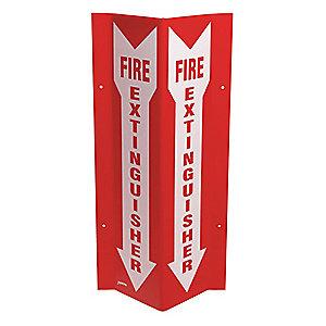 Brady Fire Equipment Sign, Acrylic, 18" x 8.5", Surface