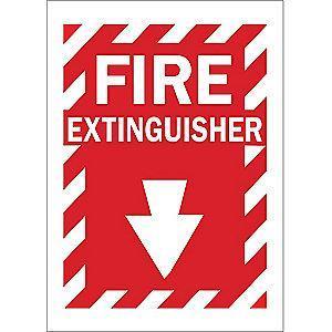 Brady Fire Equipment Sign, Plastic, 14" x 10", Not Retroreflective