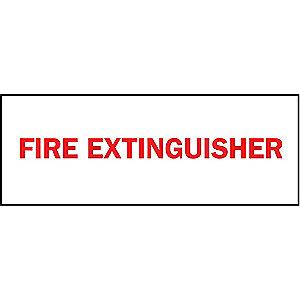 Brady Fire Equipment Sign, Aluminum, 10" x 14", Not Retroreflective