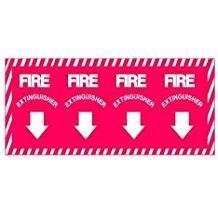 Brady Fire Equipment Sign, Polyester, 14" x 28", Adhesive, Not Retroreflective