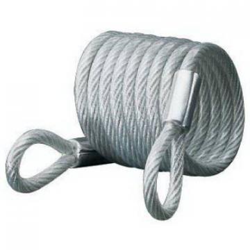 Master Lock 6-Ft. Self-Coiling 6mm Coated Padlock Cable