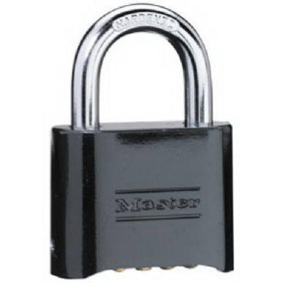 Master Lock 2" Black-Finish Solid-Brass Case Resettable Combination Padlock