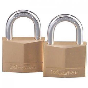 Master Lock 2-Pack 1-9/16" Solid-Brass Padlock
