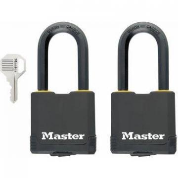 Master Lock Magnum 2-Pack 2" Covered Lock With 2" Long Shackle