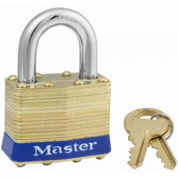 Master Lock 1-3/4" Laminated Brass Padlock