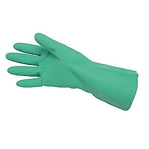 MCR Chemical Resistant Gloves, Unlined Lining, Green, PK 12
