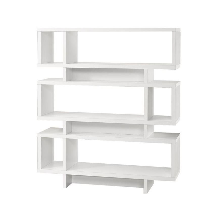 Monarch Bookcase - 55"H / White Modern Style