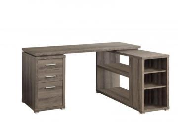 Monarch Computer Desk - Dark Taupe  / Left Or Right Facing