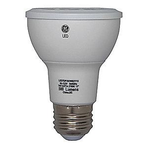 GE 7.0W LED Lamp, PAR20, Medium Screw (E26), 500 lm, 2700K