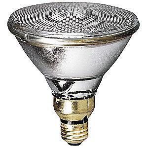 GE 80W Halogen Lamp, PAR38, Medium Screw (E26), 1600 lm, 3000K