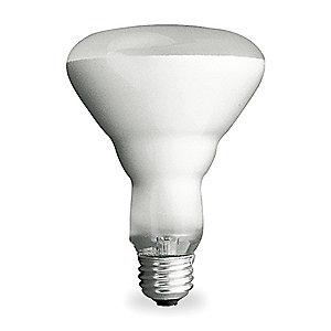 GE 65W Incandescent Lamp, BR40, Medium Screw (E26), 700 lm, 2600K