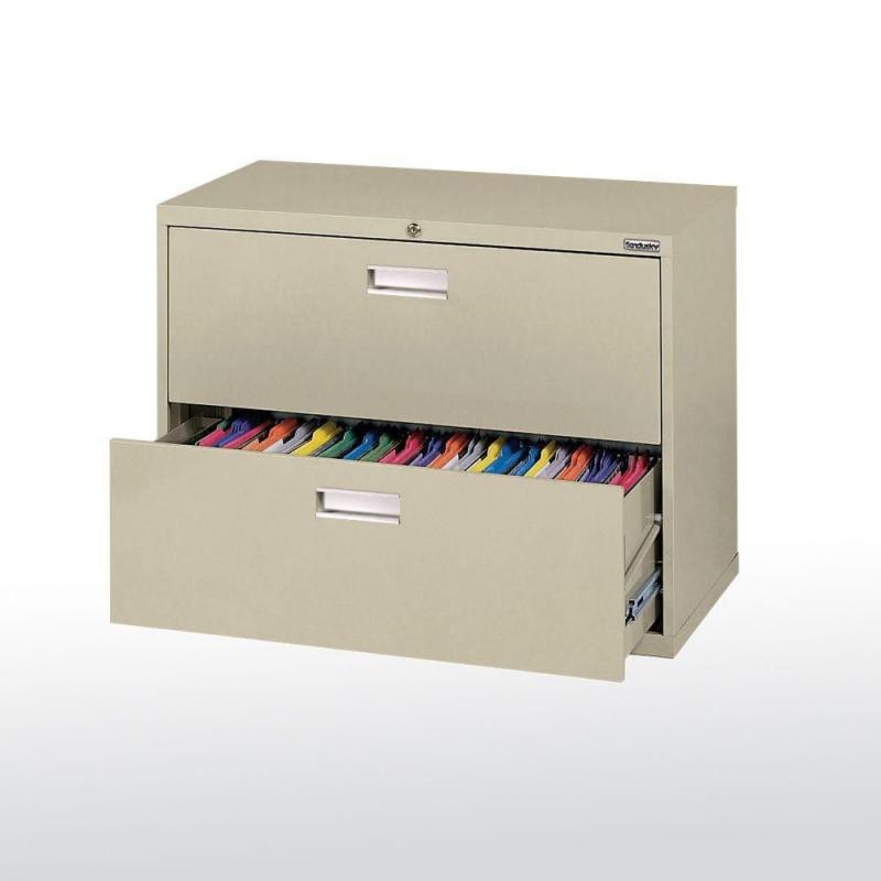 Sandusky 600 Series 2 Drawer Lateral File Putty Color