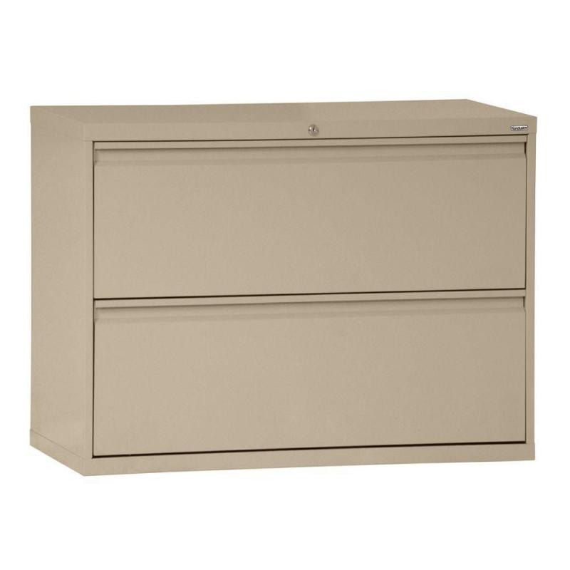 Sandusky 800 Series 2 Drawer Lateral File Tropic Sand Color