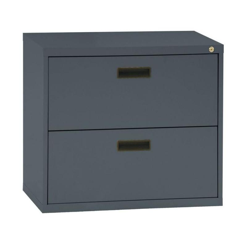 Sandusky 400 Series 2 Drawer Lateral File Charcoal Color