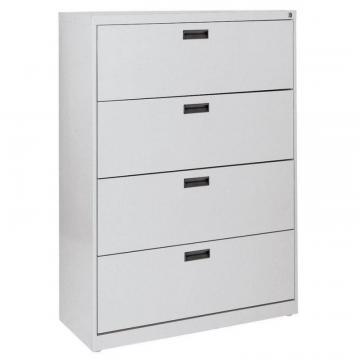Sandusky 400 Series 4 Drawer Lateral File Dove Gray Color