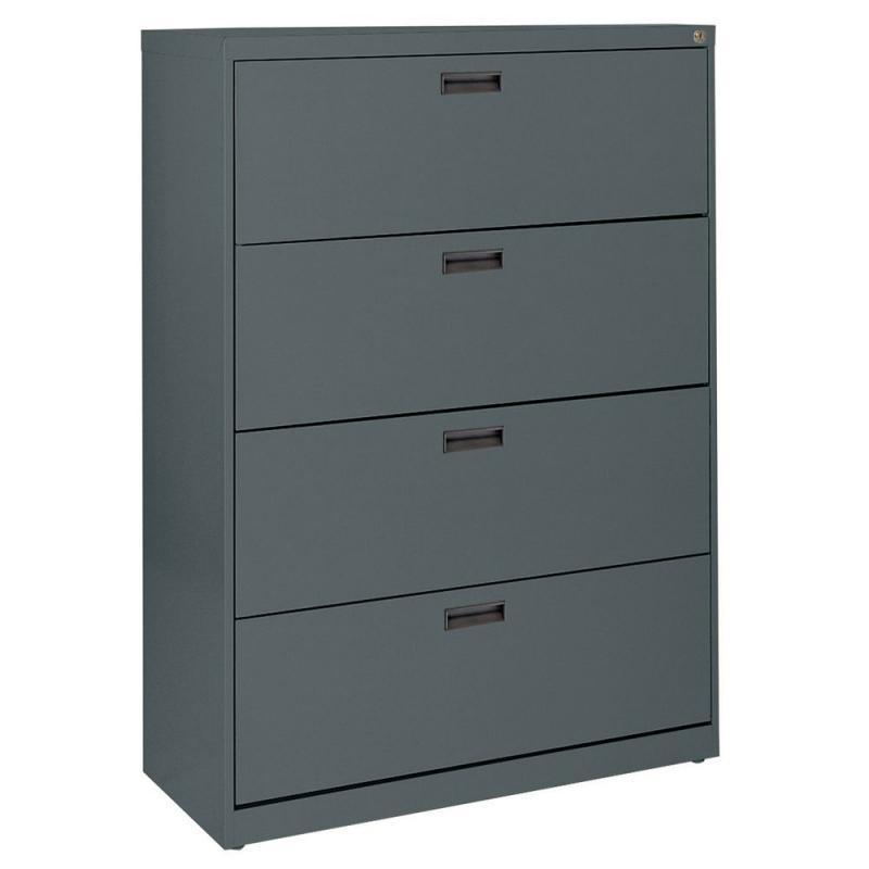 Sandusky 400 Series 4 Drawer Lateral File Charcoal Color